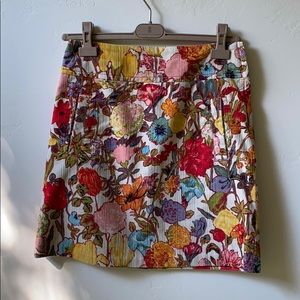 Vintage floral print skirt